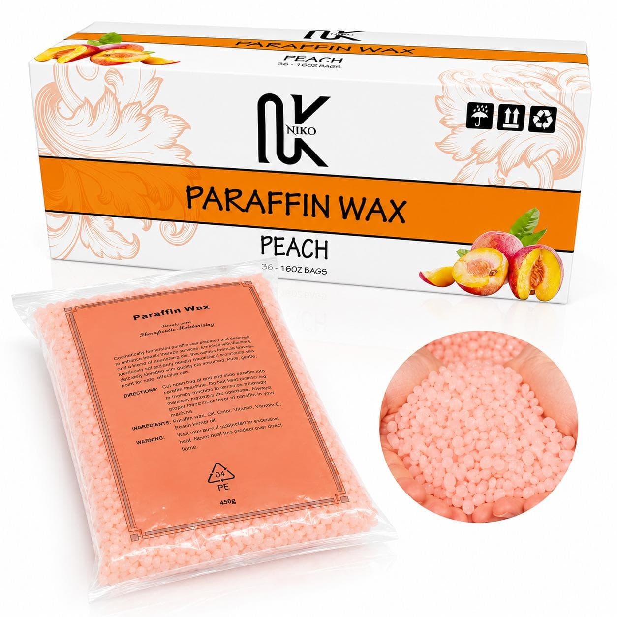 NIKO Paraffin Wax - Peach