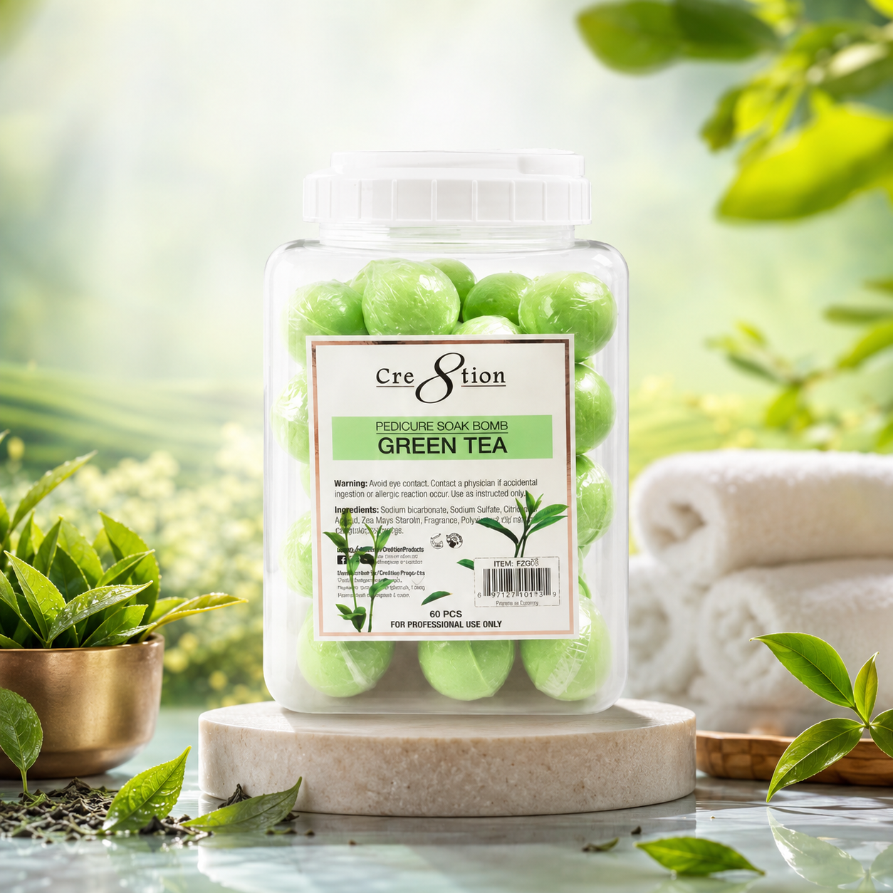 Soak Bath Bomb Green Tea