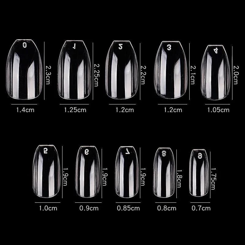 08 Short Coffin Nail Extensions (500pcs)