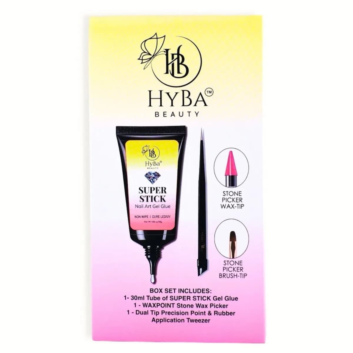 Super Stick Nail Art Gel Glue Box Set