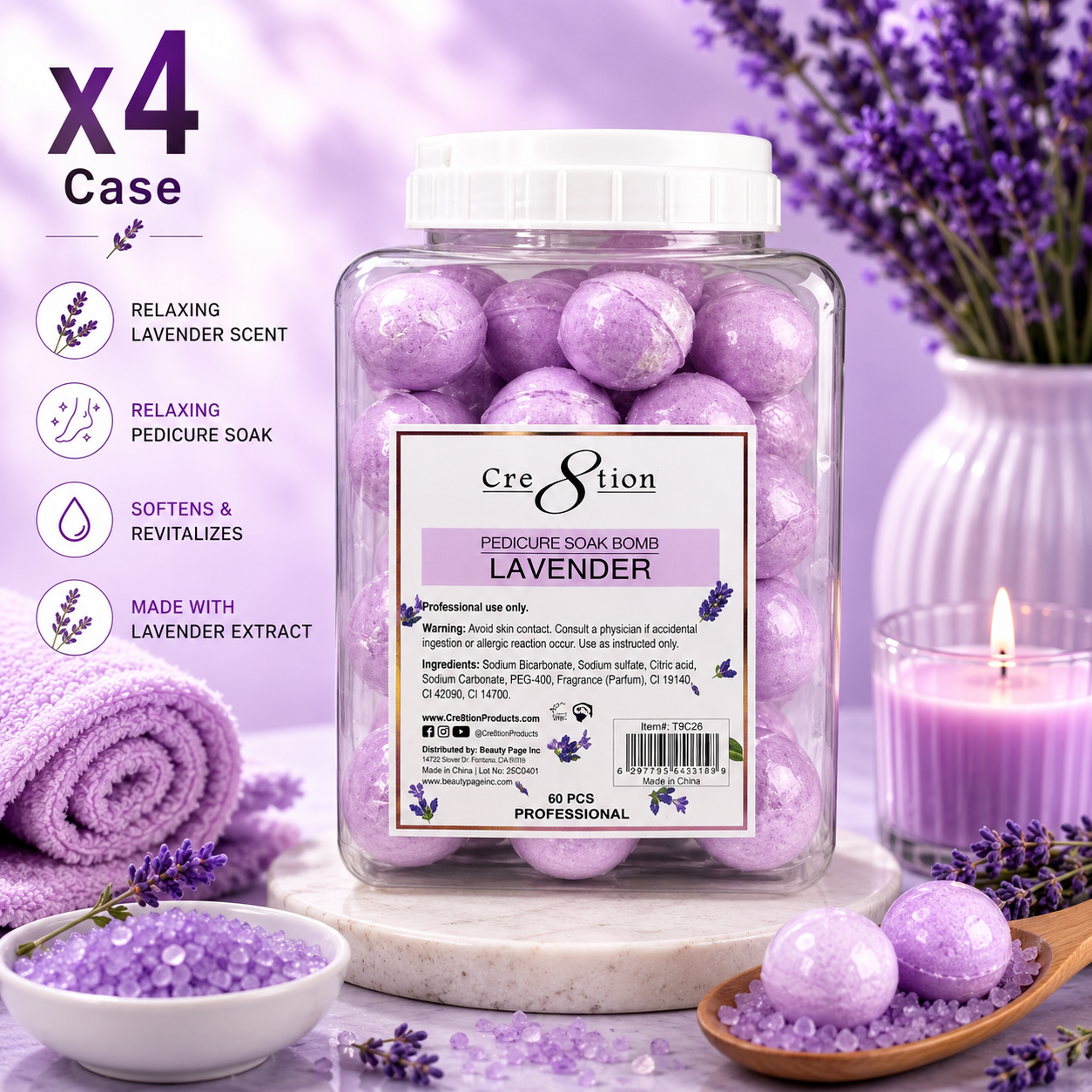 Soak Bath Bomb - Lavender