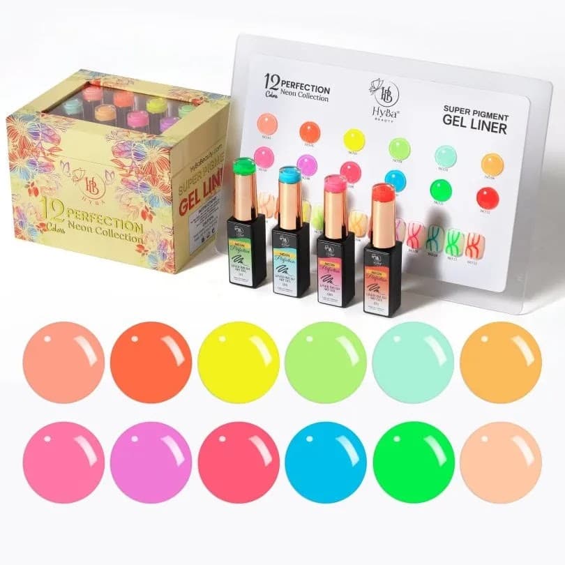 Neon Gel Liner Set / 12 colors
