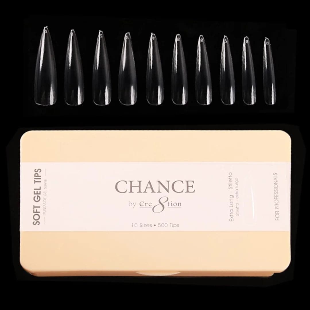 Cre8tion Soft Gel Tips COFFIN