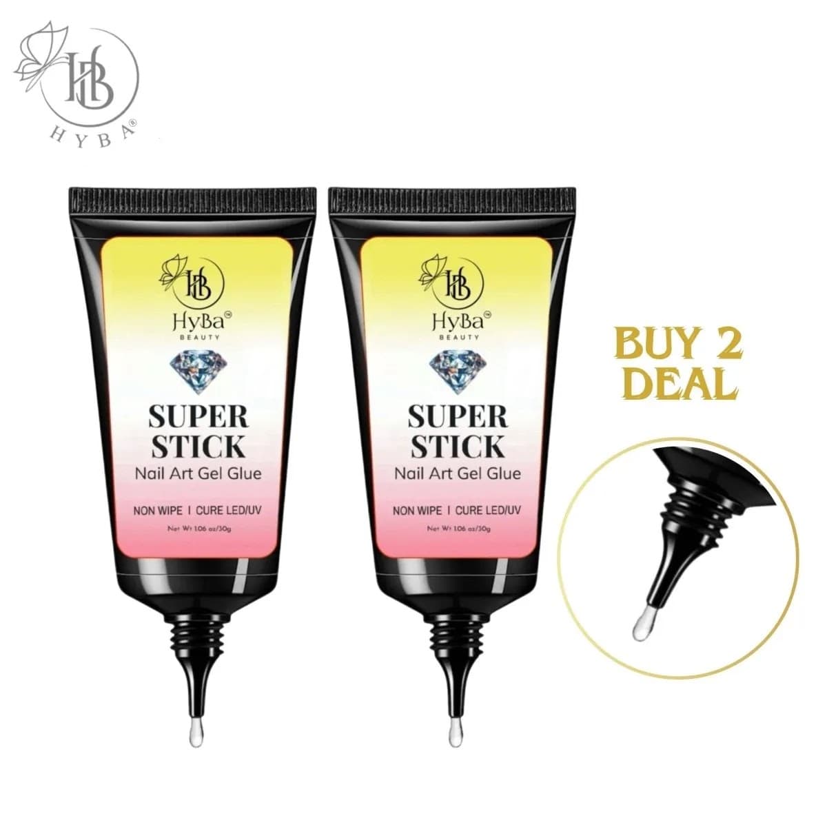SUPER STRONG ADHESIVE STICK NAIL ART GEL GLUE