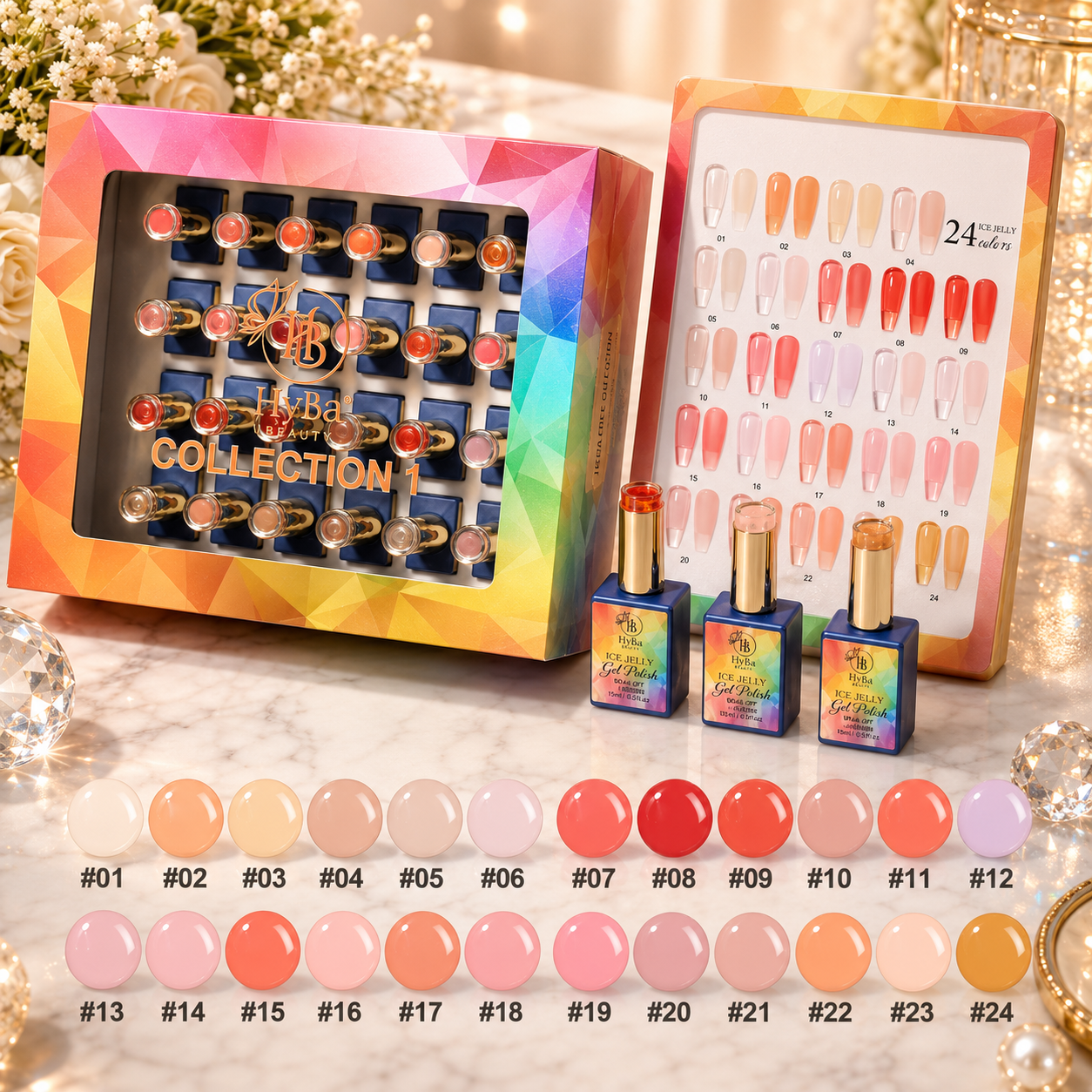 Ice Jelly Gel Collection 1 - Pink Shades
