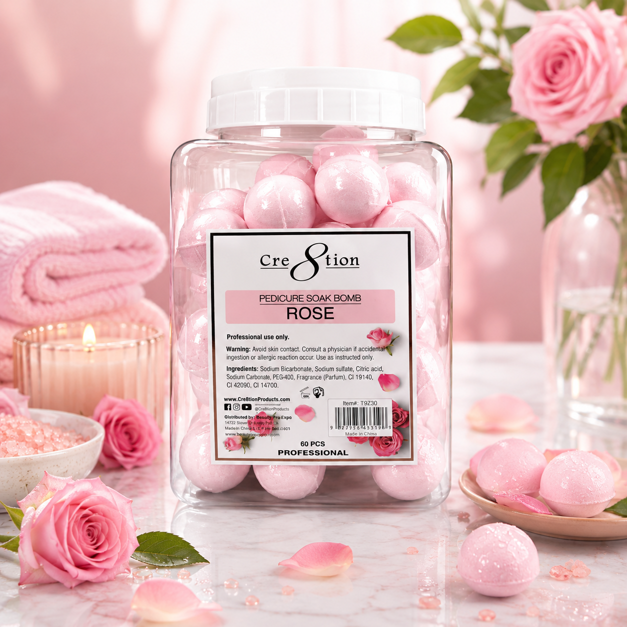 Soak Bath Bomb - Rose