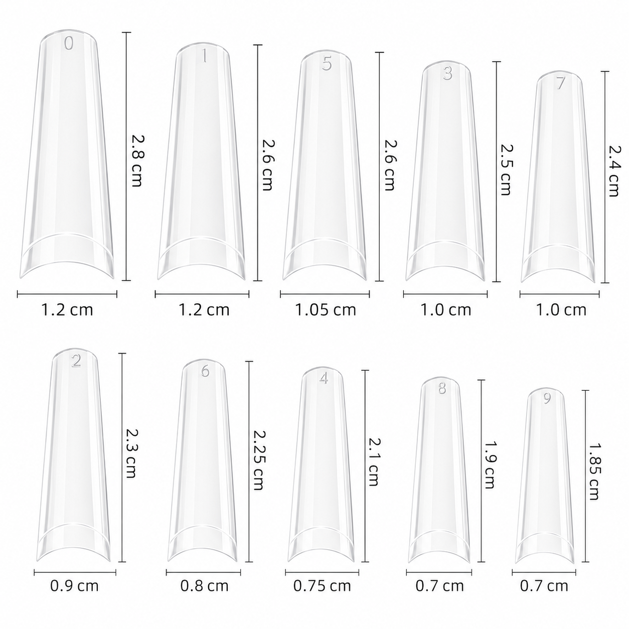 01 Coffin Nail Extensions (500pcs)
