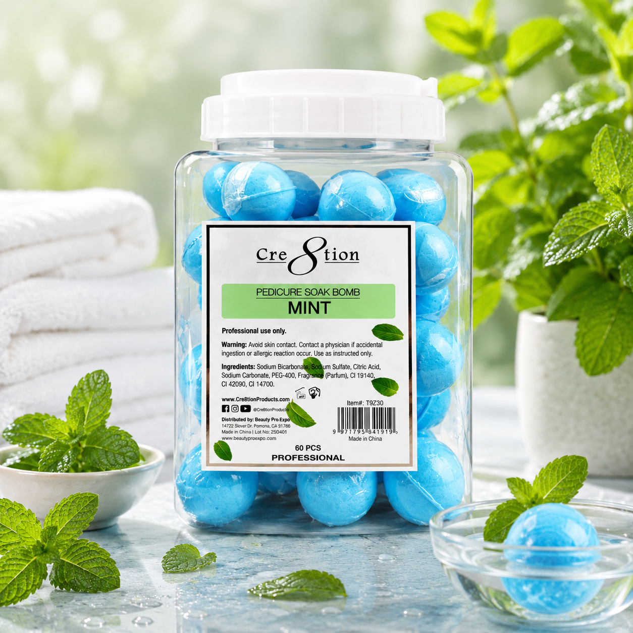 Soak Bath Bomb - Mint