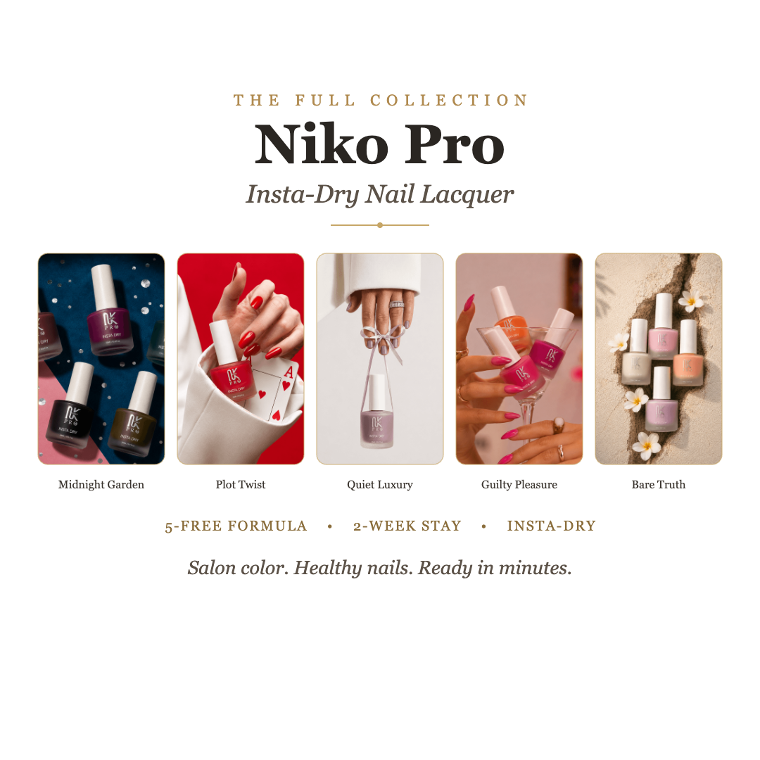 NIKO PRO Entire Collection of 60 Shades - 60 Bottles - One Bottle per Shade